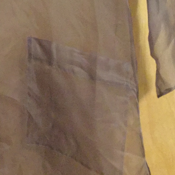 Eileen Fisher Sheer Silk Organza Open Jacket - Picture 3 of 10